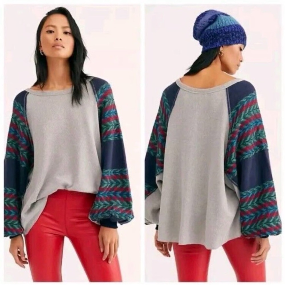 We the Free || Free People. || rainbow dreams sweater pullover